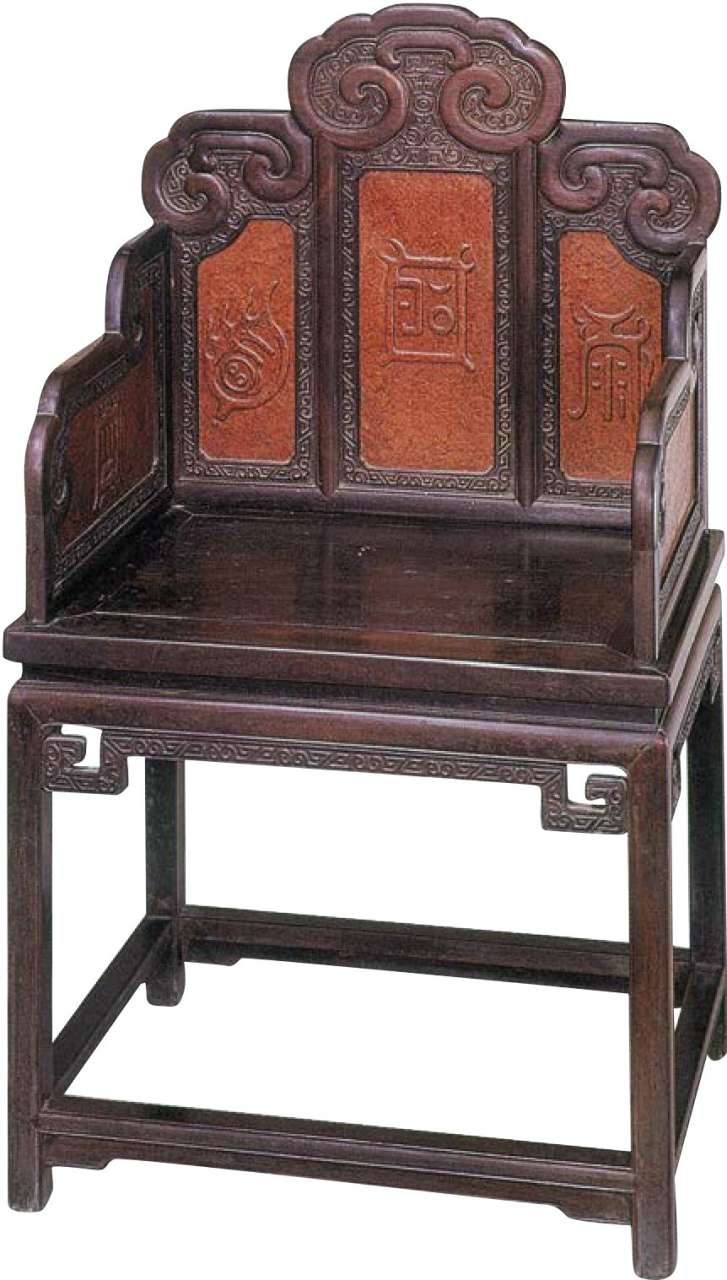 明清家具中神话故事主题的装饰花纹