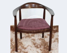 兴派家具 实木日式圈椅，打造温馨自然的家居美学